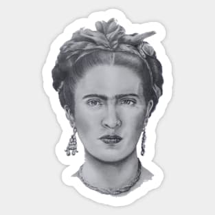 Mexican Painter Portrait Sticker